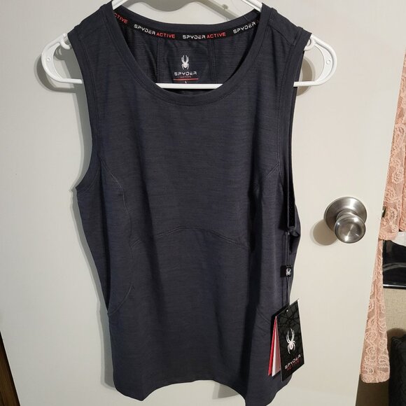 NWT WOMANS SPYDER ACTIVE TOP SZ L - Picture 1 of 6